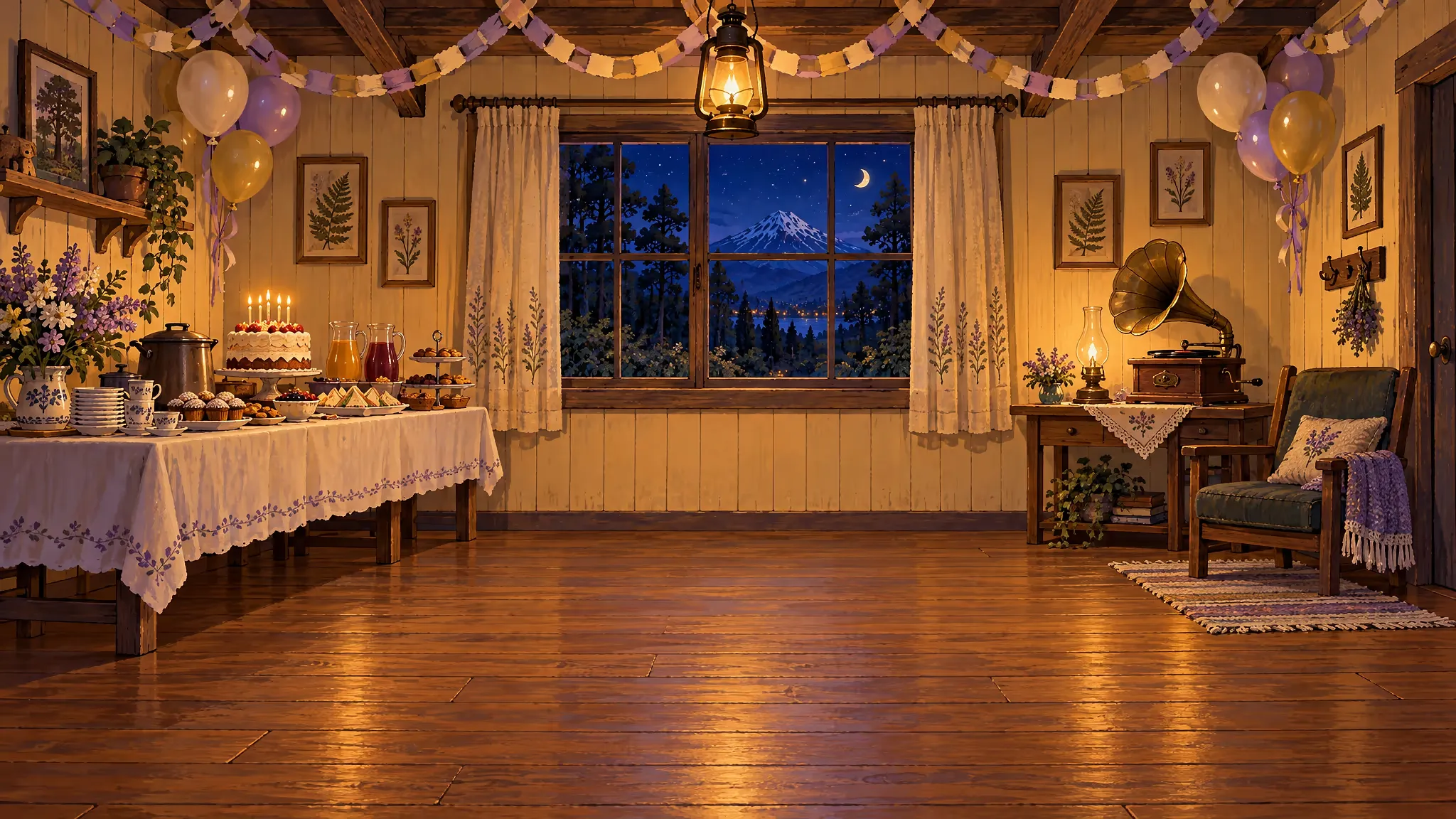En el salón adornado con globos y guirnaldas, Carlos y Camila bailan tomados de las manos